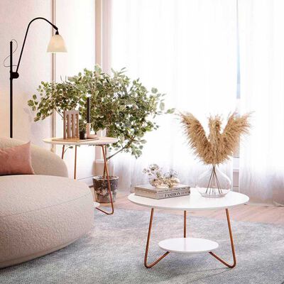 Imagen 1 del producto Set 2 Mesas de Centro Onessta Liz Blanco