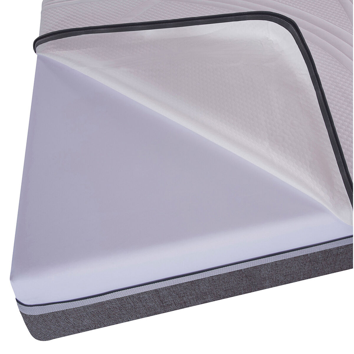 Box Spring CIC 2 Plazas Ortopedic Advance + Respaldo + 2 Veladores New Torino