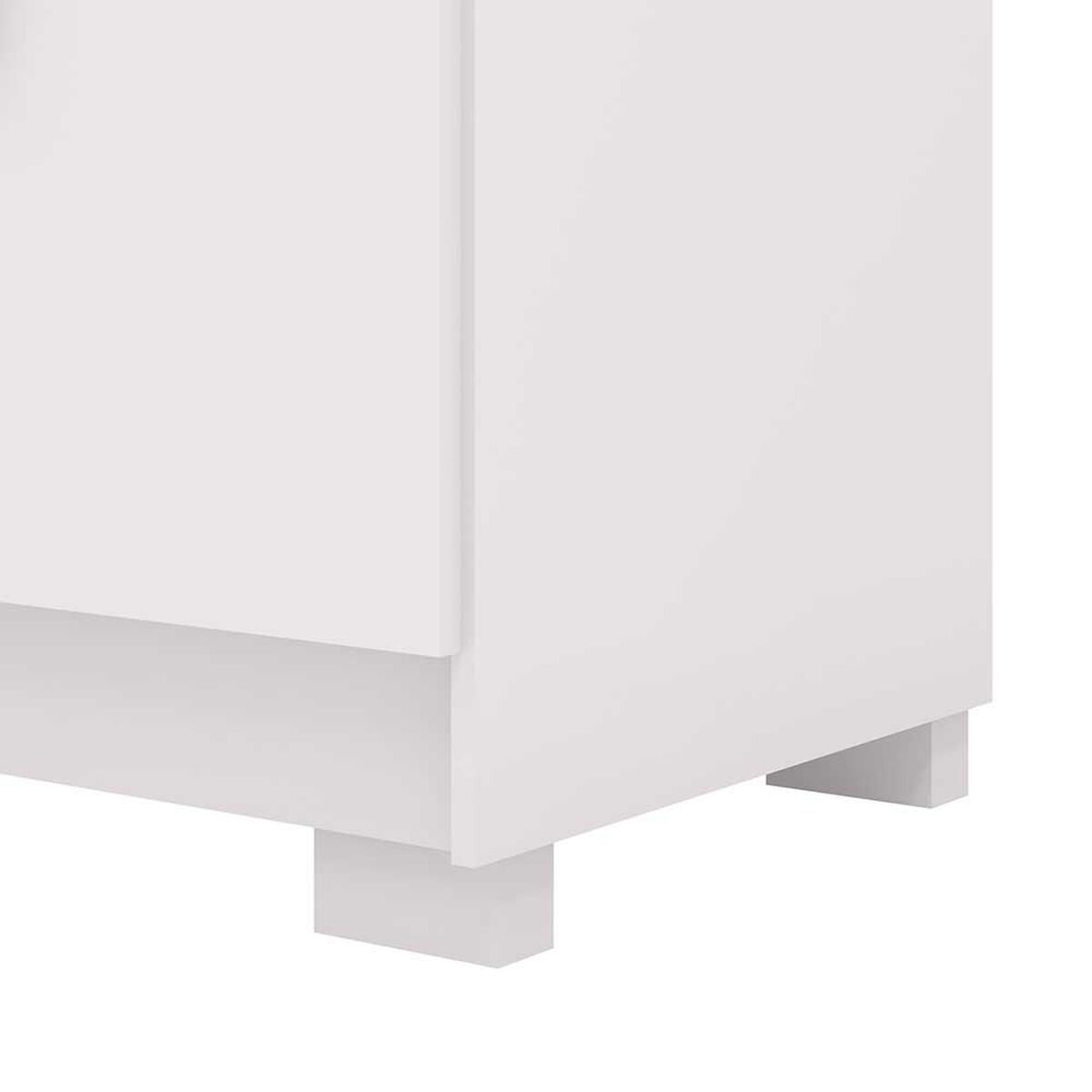 C&oacute;moda Vekkahome Americana 5 Cajones 2 Puertas Blanca