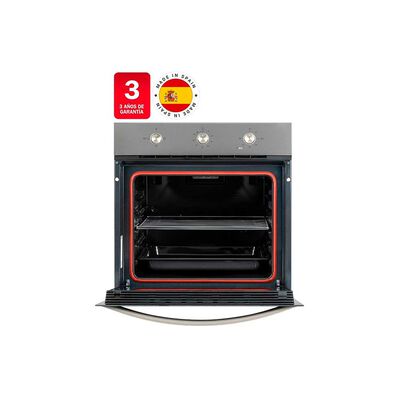 Imagen 2 del producto Horno Empotrado Teka HBB 4460 SS Bruta:72 lt; Neta:72 lt Frente Acero Inox + Cristal Negro
