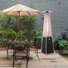 Estufa a Gas Exterior Terraza Klyma Obelisk Negra