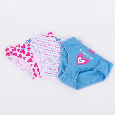 Pack 3 Calzones de Algodón Niña Agatha Ruiz De La Prada