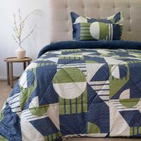 Plumón Doral 1.5 Plazas Outboss Estampado Nebula Estampado D7