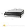 Cama Europea CIC 2 Plazas New Ortopedic + Almohadas