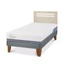 Cama Europea CIC 1,5 Plazas Excellence Plus + Respaldo Munich Alpino