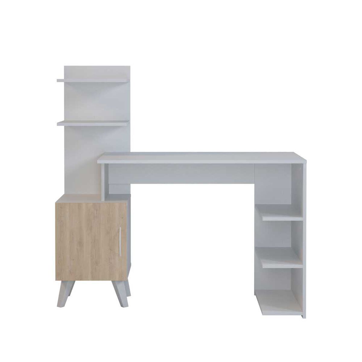 Escritorio Silcosil Estante Blanco Madera