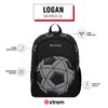 Mochila Xtrem Logan 5XT Fútbol Negro
