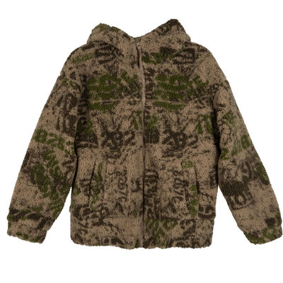 Imagen 1 del producto Polerón Polar Peludo Niño Cutback Beige, Negro