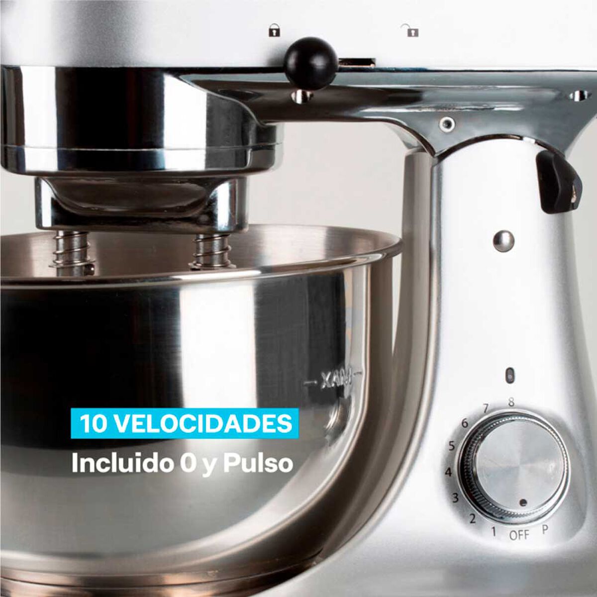 Batidora de Pedestal Easyways Hook Mixer 4,3 lts.