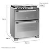 Cocina a Gas Electrolux 76DXA 5 platos