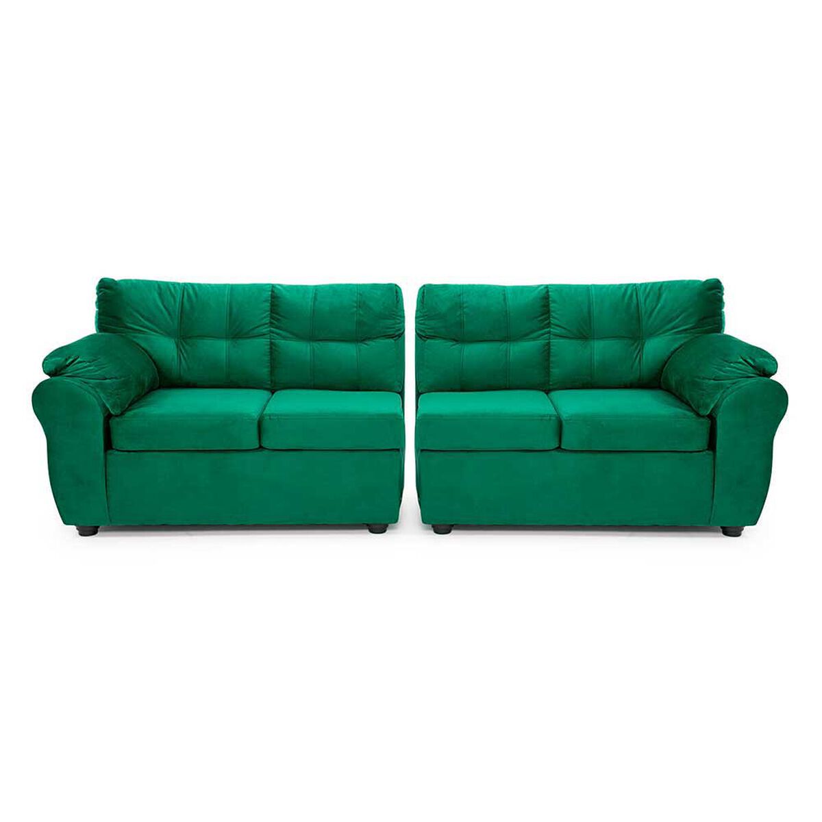 Sofá Seccional Muebles MPR Alerce 5 Verde Esmeralda