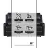Sofá Reclinable Zoy Home Tokio 3 Cuerpos Negro