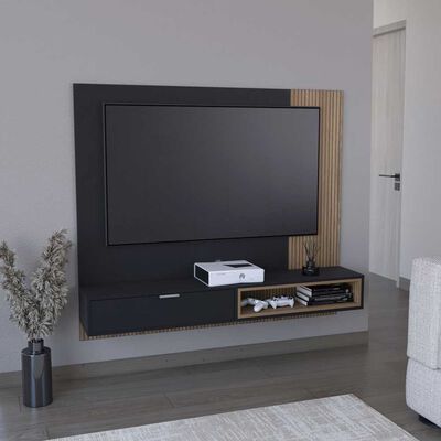 Panel TV TuHome Funes Hasta 59" Wengue