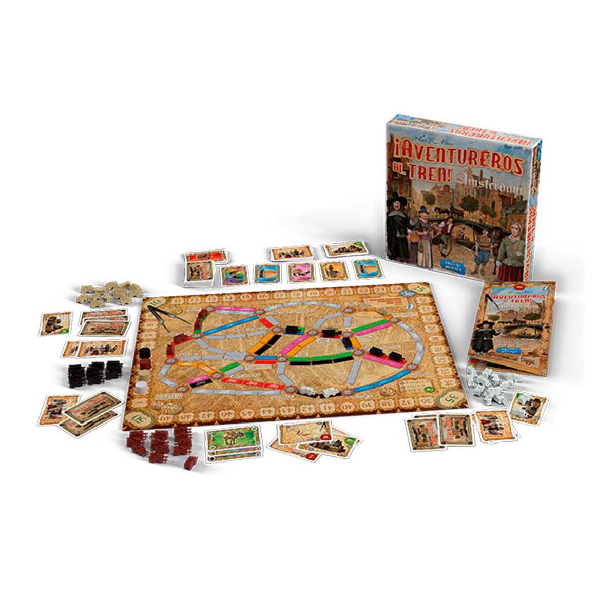 Juego de Mesa Aventureros al Tren! Amsterdam Asmodee