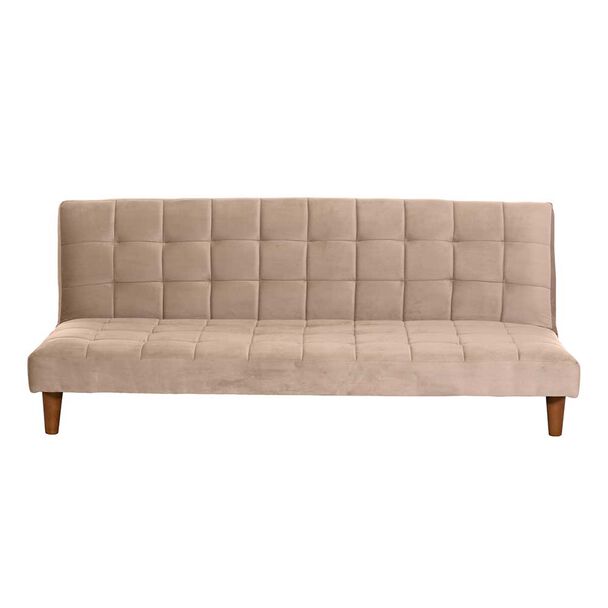 Futón Latam Home Turin Velvet 3 Cuerpos Beige