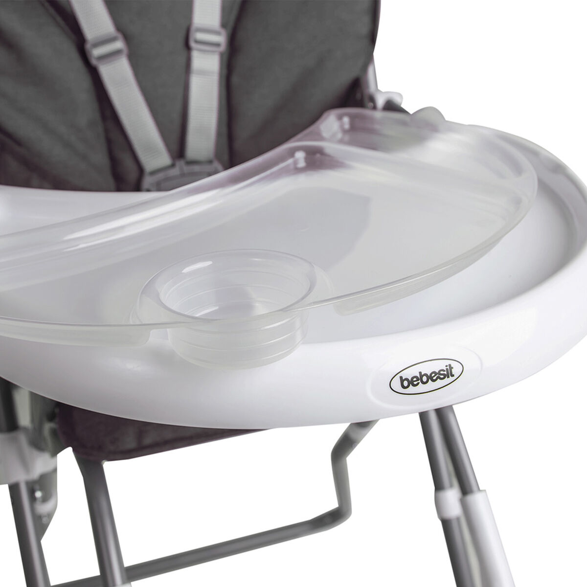 Silla de Comer Plegable Vectra Gris Bebesit