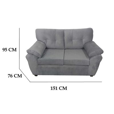 Imagen 2 del producto Juego de Living Almore Urban Gris 2 - 1 - 1