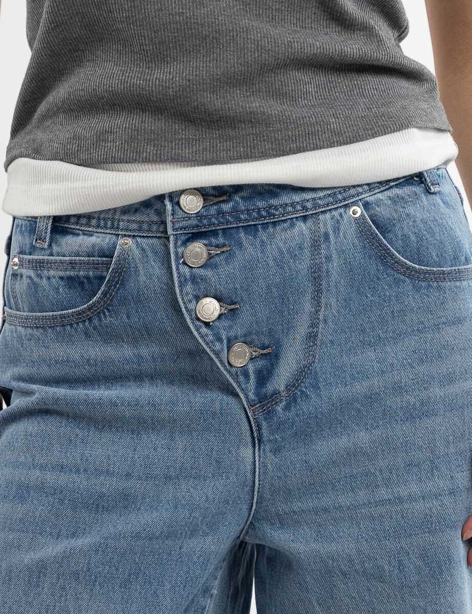 Jeans Recto Mujer Icono