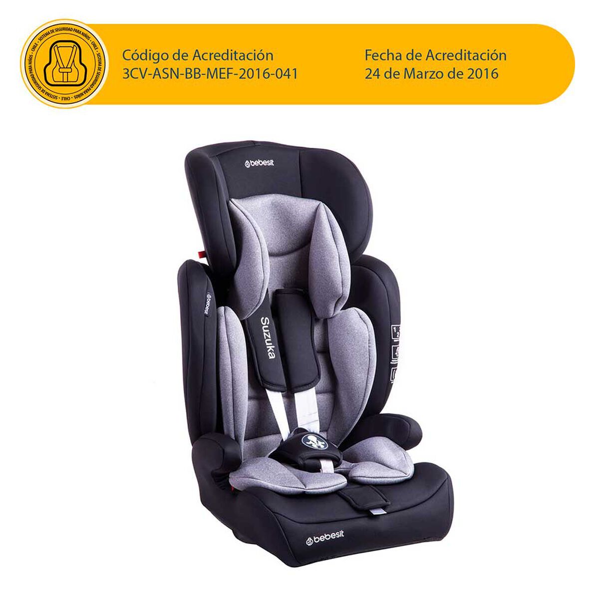 Coche Mascota Negro BP03N Bebesit
