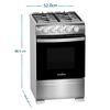 Cocina a Gas Mabe CMC20AXX-2 4 Quemadores