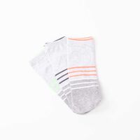 Pack 3 Calcetines Mujer Icono Gris
