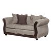 Juego de Living Black Factory Barcelona Sofá 3 Cuerpos + Dos Sillones 1 Cuerpo Beige
