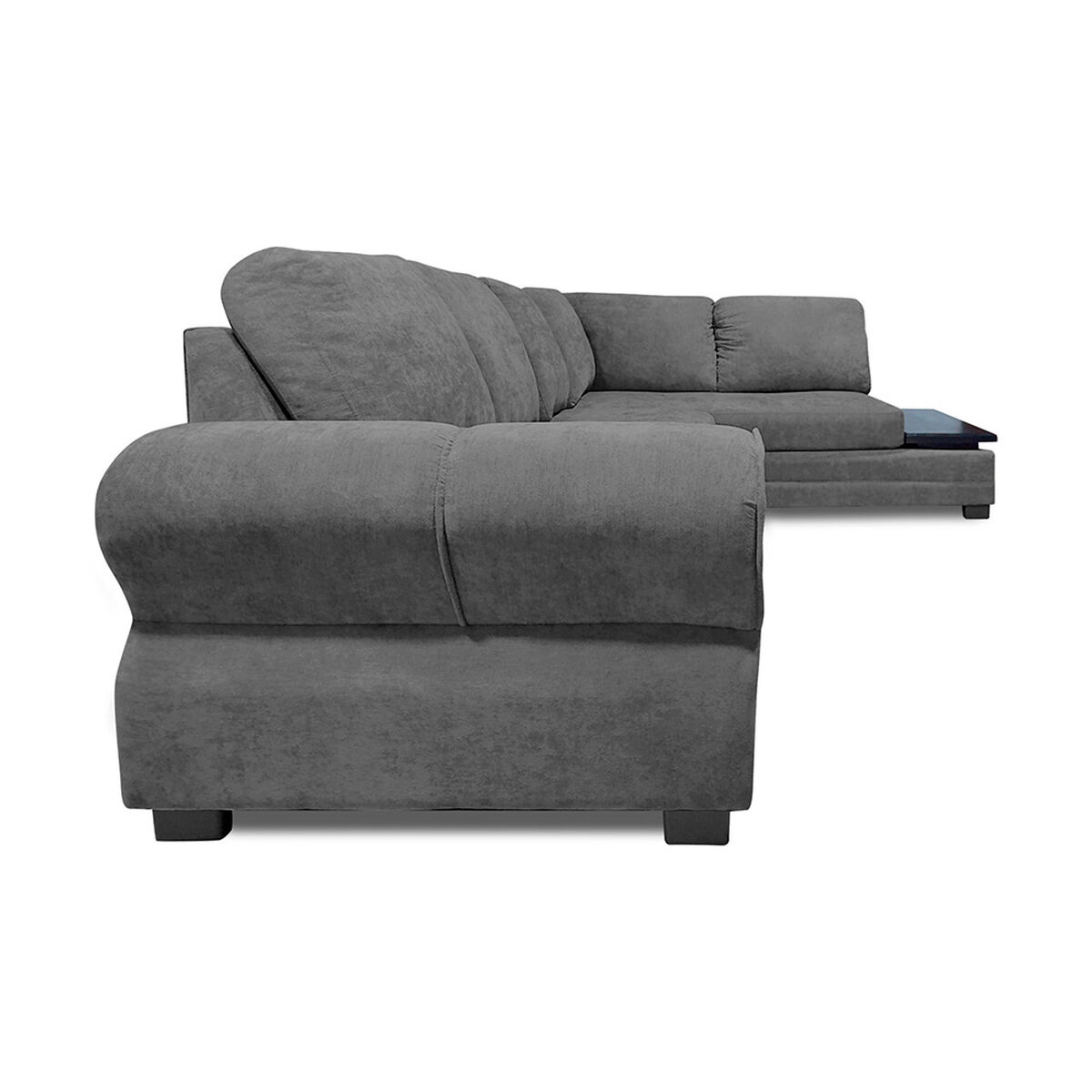 Sof&aacute; Seccional Living Factory Michigan 6 Cuerpos Gris