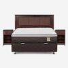 Boxet Rosen 2 Plazas New Style 4 Plus + Respaldo + 2 Veladores Rachel