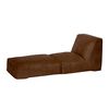 Sofá Cama Latam Home Cuero Kentucky Bari 1 Cuerpo Café Moro