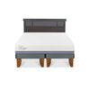 Cama Europea CIC Base Dividida 2 Plazas Excellence Plus + Respaldo Dublin