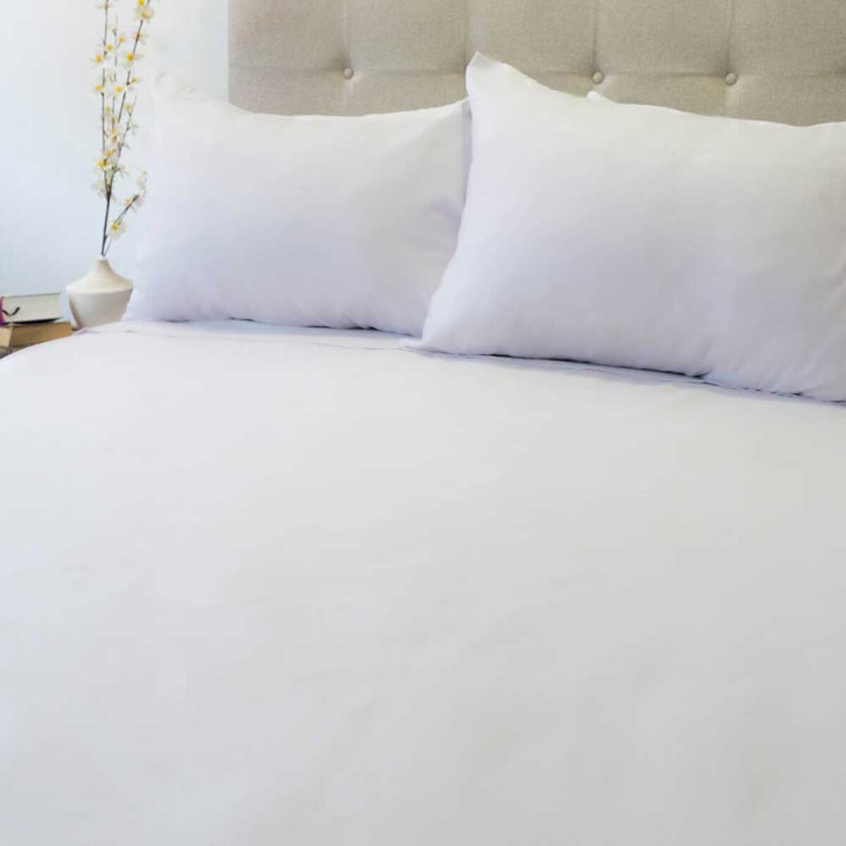 Juego de S&aacute;banas Doral 2 Plazas Lisas 210 Hilos Rosado