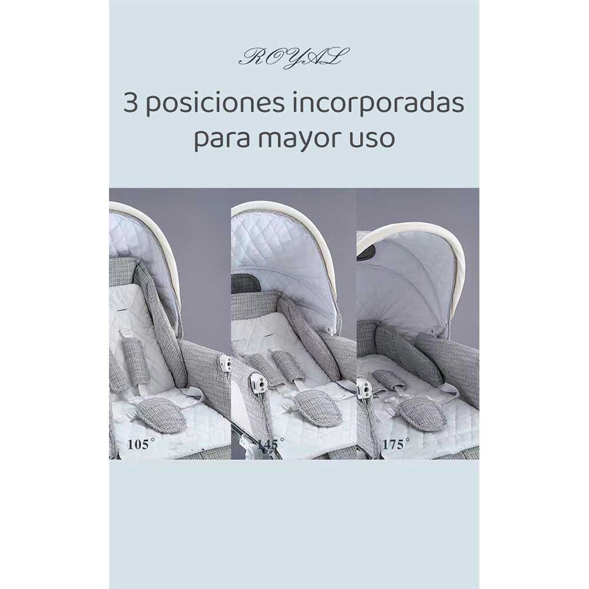 Coche Lujoso Royal de Coolbaby 2 Piezas Rosado By Lubabycas