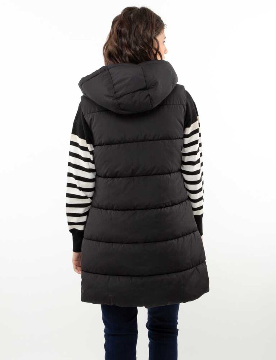 Parka Larga Sin Mangas Mujer Zibel