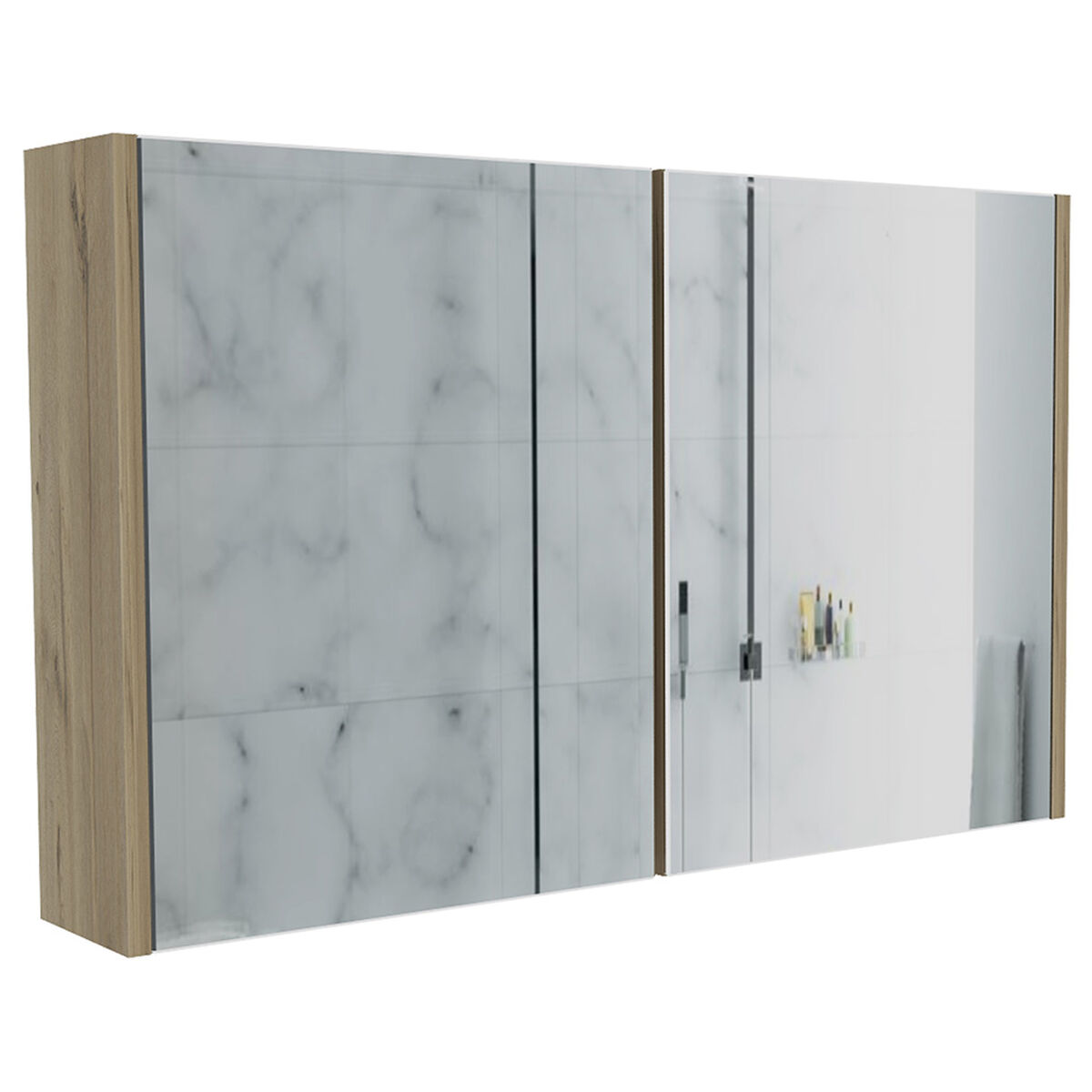 Botiquín + Mueble Lavamanos Flotante TuHome Bath 300