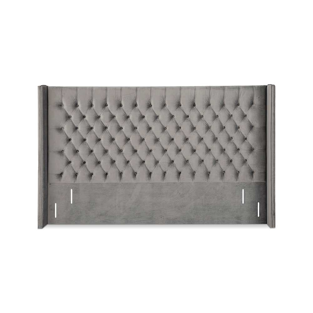 Respaldo CIC King Sesia Gris Ceniza