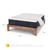 Cama Europea CIC King OAK Grand Premium + Plumón Ganso