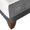 Cama Europea CIC 2 Plazas Smart + Respaldo + 2 Veladores Dublin Caramelo