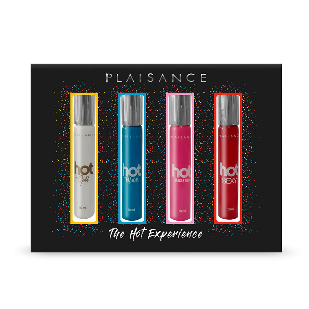 Set de 4 Perfumes The Hot Experience de 10 ml c/u   