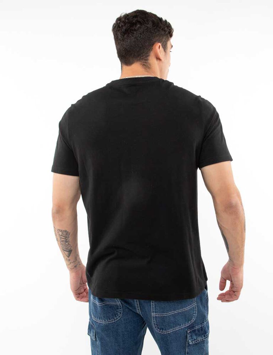 Polera Con Estampado Manga Corta Hombre Icono