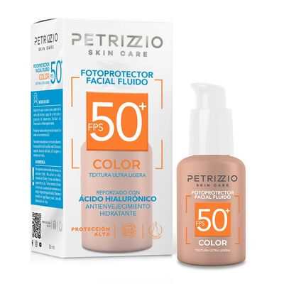 Protector Solar Rostro Invisible Color FPS50 Petrizzio