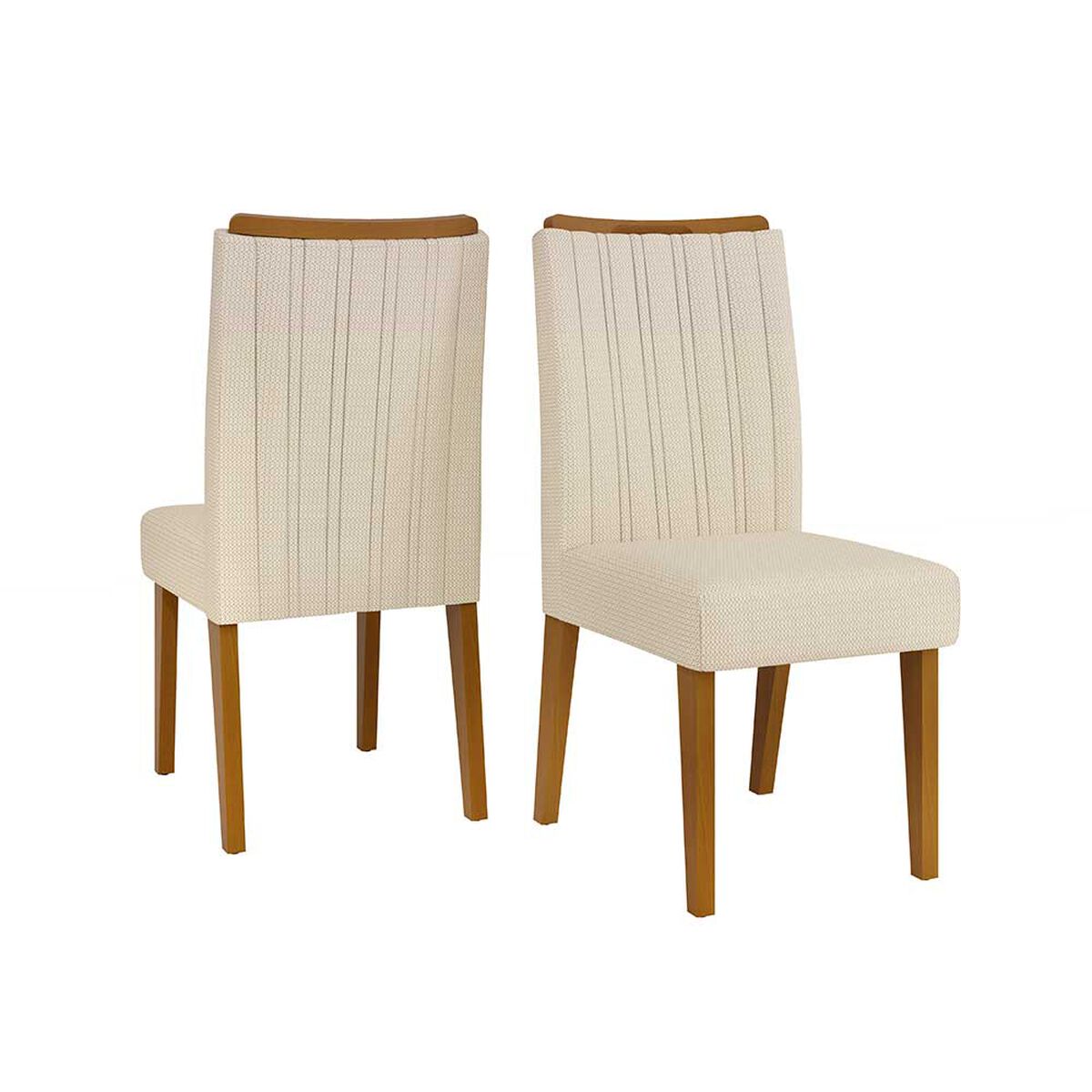 Juego de Comedor Di Poretti Liz 8 Sillas Beige