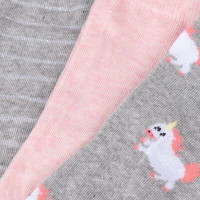 Imagen 2 del producto Pack 3 Calcetines Mujer Icono Gris