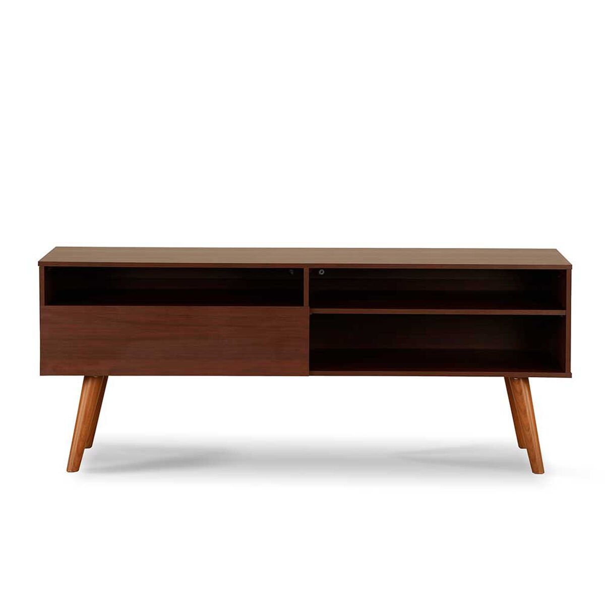 Rack TV Stanford 1 Puerta 2 Repisas Hasta 60" Chocolate