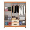 Cl&oacute;set Vekkahome Coimbra 6 Puertas 2 Cajones Blanco