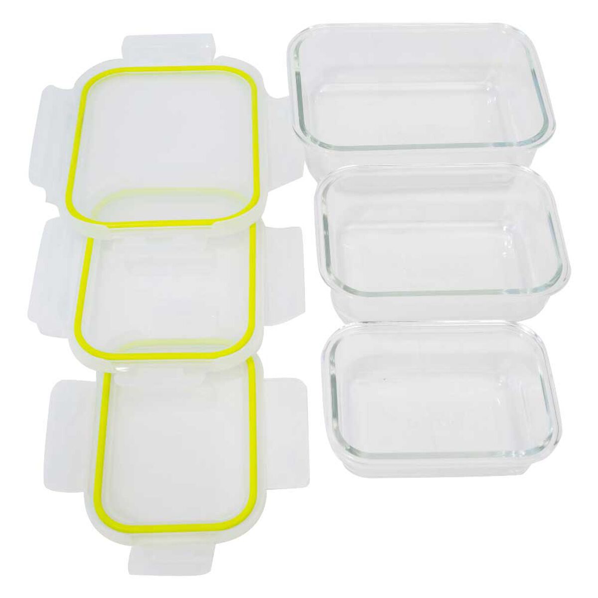 Set 3 Contenedores Herm&eacute;ticos Rectangulares Doral Fresh