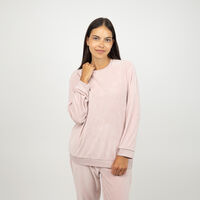 Pijama Polar Mujer Zibel Rosa