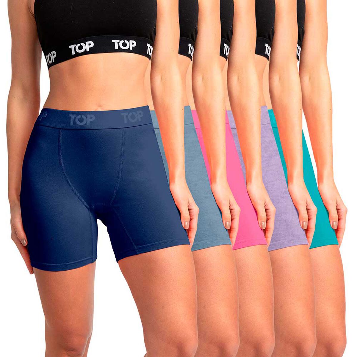Pack 5 Calzón Pantaleta Mujer Top