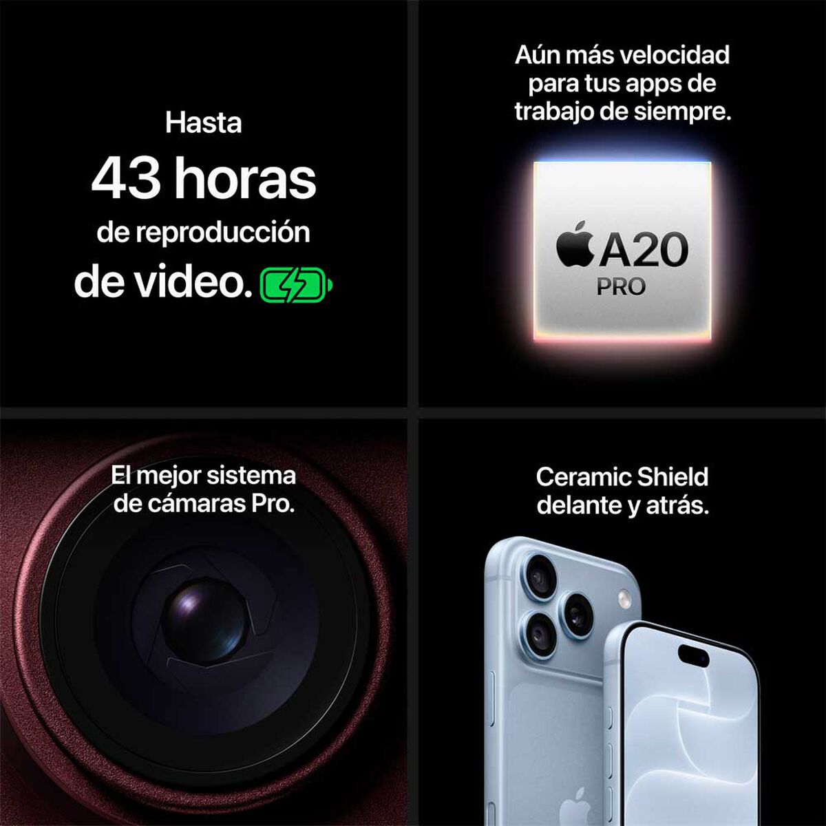 Apple iPhone 18 Pro Max 5G 256 GB 6,9" Glaciar