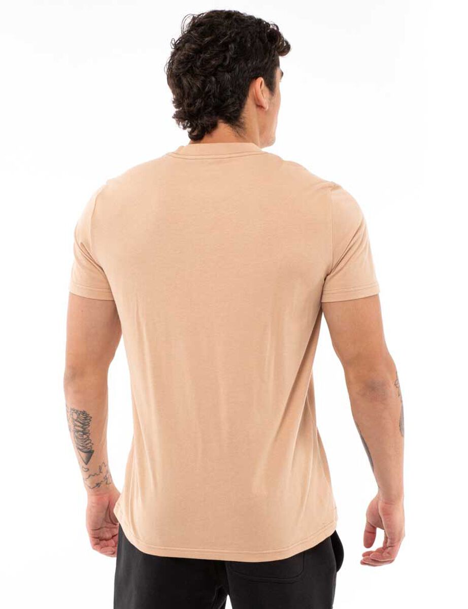 Polera Deportiva Con Estampado Manga Corta Hombre Lotto