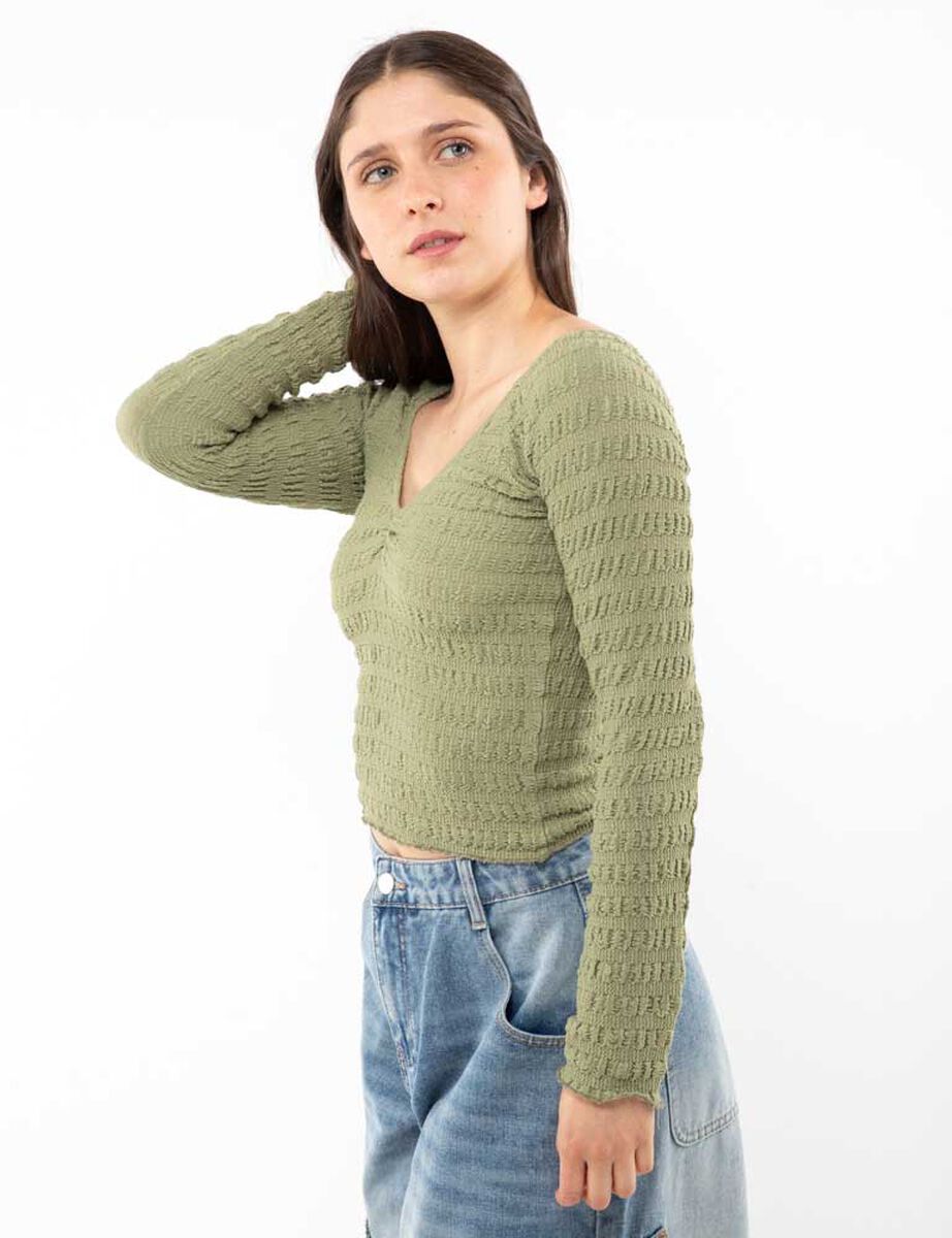 Polera Manga Larga Mujer Icono